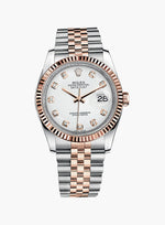 Steel Daisies Silver Dial Stainless Steel Strap